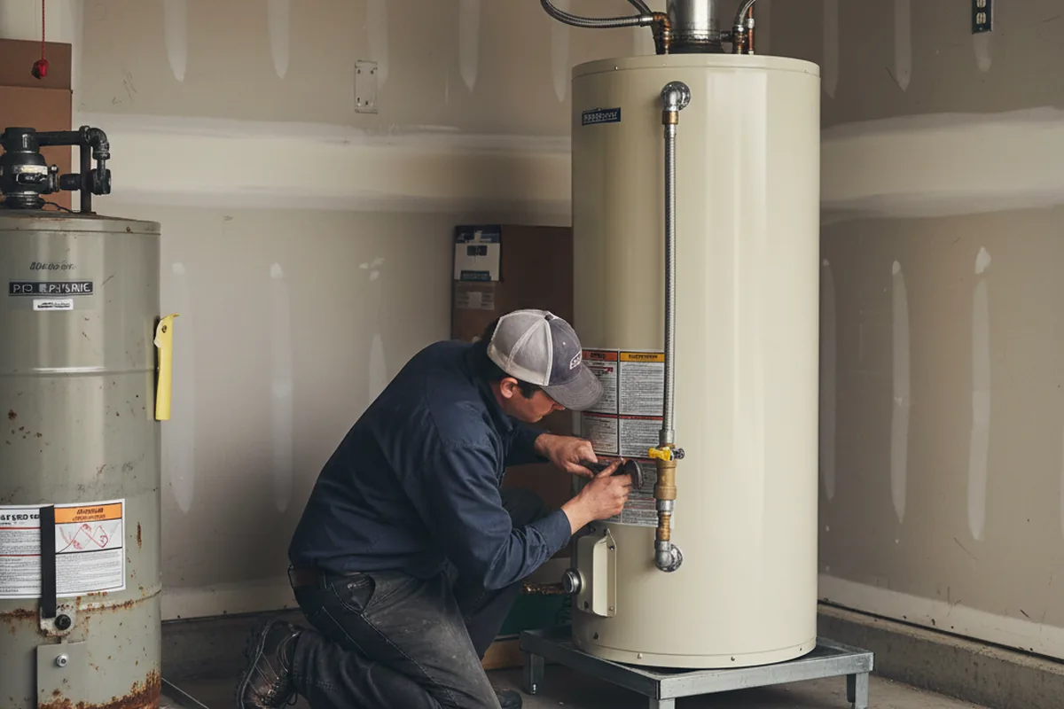 Water heater and shutoff valve replacement in Patagonia